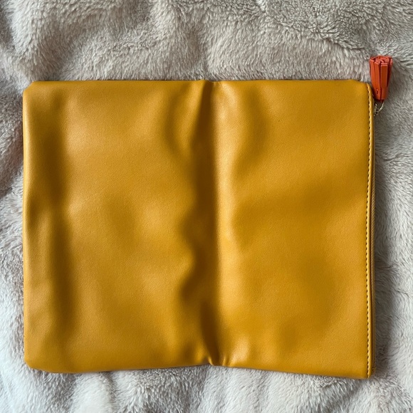 {NOT FOR SALE} Rachel Pally Reversible Zahara Clutch Purse Orange Gold Floral - Picture 6 of 10